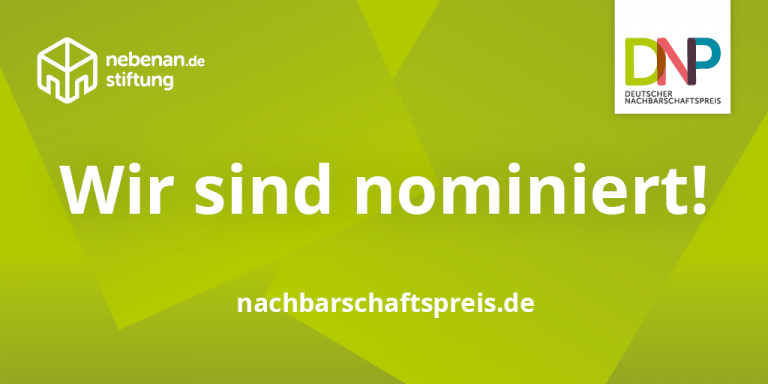 Minitopia nominiert für den Deutschen Nachbarschaftspreis